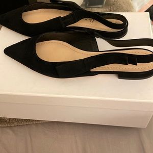 Dior suede flats